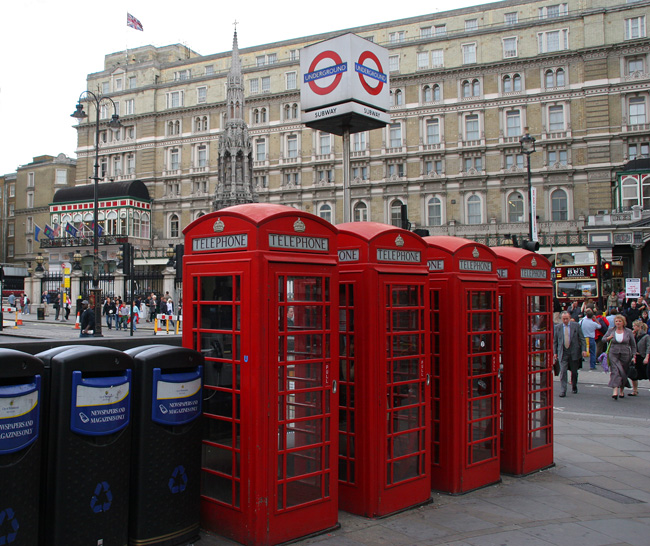 лондонская телефонная будка